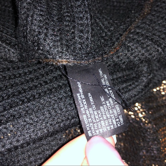 Club Monaco Gold Metallic Short Sleeve Dolman Top - Picture 7 of 8